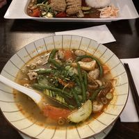 Tofu with sesame and Pho  at Good Morning Vietnam Vegan in Berlin