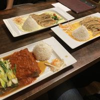 Vegan duck curry and tofu filled with lotus  at Good Morning Vietnam Vegan in Berlin