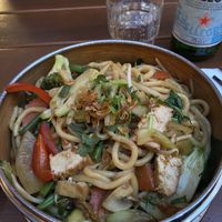 Udon noodles  at Good Morning Vietnam Vegan in Berlin