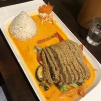 Red curry duck   at Good Morning Vietnam Vegan in Berlin