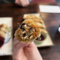 Nem Ron (filled crispy rice paper rolls)   at Good Morning Vietnam Vegan in Berlin