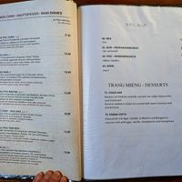 Menu page at Good Morning Vietnam at Good Morning Vietnam Vegan in Berlin