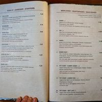 Menu page at Good Morning Vietnam at Good Morning Vietnam Vegan in Berlin