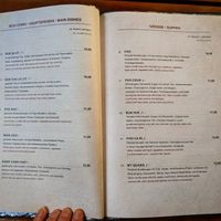 Menu page at Good Morning Vietnam at Good Morning Vietnam Vegan in Berlin