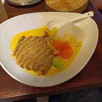 Vegane Ente mit Kokos-Mango-Sauce und Reis at Good Morning Vietnam Vegan in Berlin