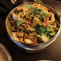 Udon noodles at Good Morning Vietnam Vegan in Berlin