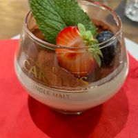 Vegan tiramisu ‘speculaas’ made with Gouden Carolus Single Malt at Brouwerij Het Anker in Mechelen