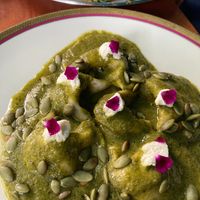 Ravioli with ricotta at Casa Lėlytė in Bogota