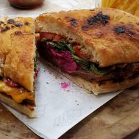 Ciabatta Sandwich at Casa Lėlytė in Bogota