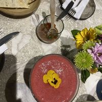 House cocktail and complimentary salsa with chips  at Casa Lėlytė in Bogota