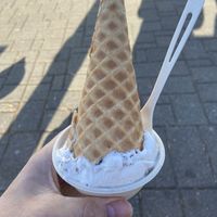 Non-dairy cookies galore with vegan waffle cone at Living the Dream in Eureka