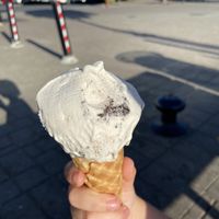 Vegan cookies galore, vegan waffle cone at Living the Dream in Eureka