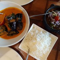 Chana Pindi and Ennai Kathriki at Abhi's Indian Restaurant in North Strathfield
