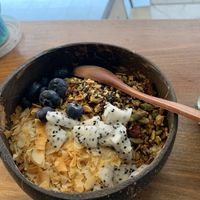 Smoothie bowl (ask for it without honey!) #Veganuary at The Social Space - Chinatown in Central Singapore