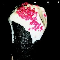 Vegan mint chocolate chip with Rose infused candy. at The Greenery Creamery  in Orlando