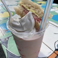 Strawberry lemon cake shake  at The Greenery Creamery  in Orlando