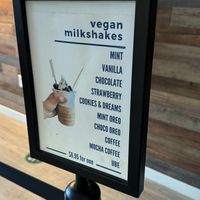 Vegan milkshakes  at The Greenery Creamery  in Orlando