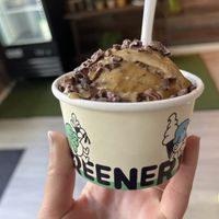 Vegan Coffee Crunch w/ Cacao Nibs and Vegan Caramel  at The Greenery Creamery  in Orlando