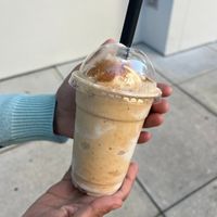 pumpkin biscoff milkshake at The Greenery Creamery  in Orlando