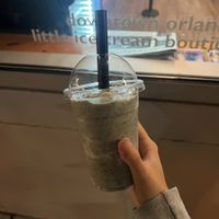 mint oreo shake at The Greenery Creamery  in Orlando