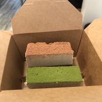 Matcha and tiramisu  at Rawsome Treats in New York City