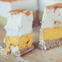 pumpkin  leche at Rawsome Treats in New York City