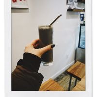 sesame milkshake at Rawsome Treats in New York City