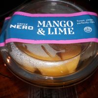 Mango and lime salad at Caffe Nero in Spalding