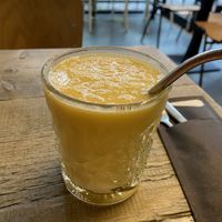 Tropical sunshine smoothie: quite nice at BACKYARD in Rotterdam