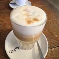 Coffee with soy milk  at BACKYARD in Rotterdam