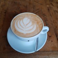 Cafee latte at BACKYARD in Rotterdam