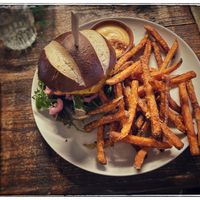Vegan cheeseburger  at BACKYARD in Rotterdam