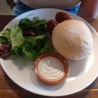 Croquette with bun at BACKYARD in Rotterdam