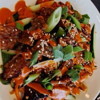 Korean loaded fries at BACKYARD in Rotterdam