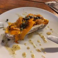 Smoked non-salmon toast at BACKYARD in Rotterdam