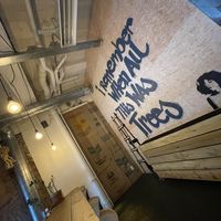 Second floor mural  at BACKYARD in Rotterdam