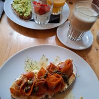 No salmon toast and breakfast formula at BACKYARD in Rotterdam
