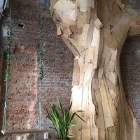 Cool decor inside  at BACKYARD in Rotterdam