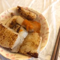 Pan-fried Radish cake at Ahimsa Buffet 無肉食 - Mong Kok in Kowloon