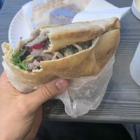 Falafel sandwich   at Oasis in Brooklyn