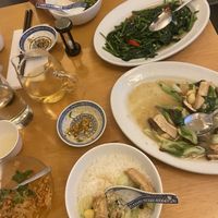 Morning glory (!!!) and tofu dish   at Lao Wai in Stockholm