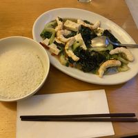 Shrimp and tofu main   at Lao Wai in Stockholm