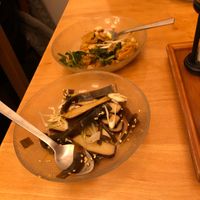 Starters Inc. hedgehog mushrooms   at Lao Wai in Stockholm