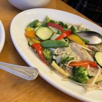 Mixed veg in garlic sauce   at Lao Wai in Stockholm