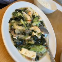 Soy based prawns and tofu in a seaweed flavored sauce   at Lao Wai in Stockholm