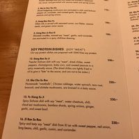 Menu at Lao Wai in Stockholm