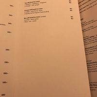 Menu at Lao Wai in Stockholm