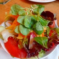 Side salad at Gasthaus Schöne Perle in Vienna