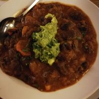 Stew with big beans (ordered without cream) at Gasthaus Schöne Perle in Vienna