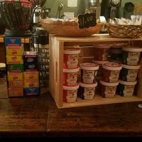 oatmeal and cereal selection at Leaf & Bean in Newnan